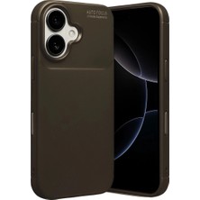 Buğz Iphone 17 Auto Focus Karbon Kapak - Kahverengi