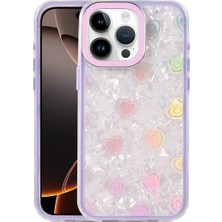 Buğz Iphone 15 Pro Lumi Desenli Kapak - Mor