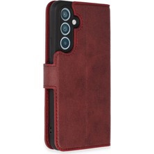 Buğz Samsung Galaxy A34 5g Kılıf Trend S Plus Kapaklı Kılıf - Kırmızı