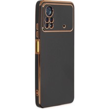 Sylar Poco X4 Pro 5g Kılıf Volet Silikon - Siyah