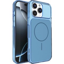 Buğz Joko  Iphone 16 Pro Max Bruma Magsafe Kapak - Mavi