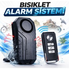 Multizone Uzaktan Kumandalı Bisiklet Motosiklet Alarmı Güvenlik Sistemi Su Geçirmez Sos Fonksiyon