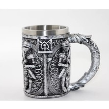 Store Mania Ieg™ Paslanmaz Çelik Şövalye Kupa Bardak (Büyük Boy)