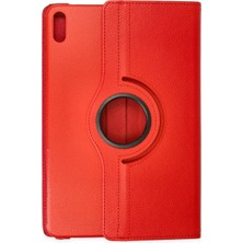 Sylar Huawei Matepad Air 11.5 Kılıf 360 Tablet Deri Kılıf - Kırmızı