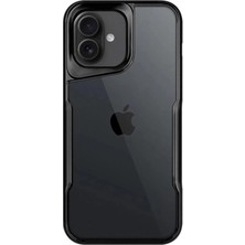 Buğz Iphone 16 Kılıf Boyi Silikon Kapak - Siyah