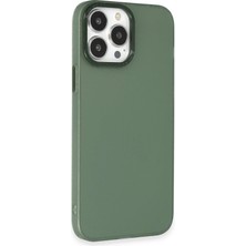 Sylar iPhone 14 Pro Max Kılıf Modos Metal Kapak - Koyu Yeşil