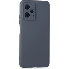 Buğz Xiaomi Redmi Note 12 5g Kılıf Nano Içi Kadife Silikon - Gri