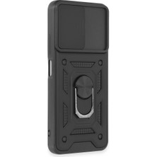 Buğz Xiaomi Redmi Note 12 5g Kılıf Pars Lens Yüzüklü Silikon - Siyah