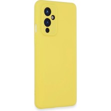 Sylar One Plus 9 Kılıf Nano Içi Kadife Silikon - Sarı