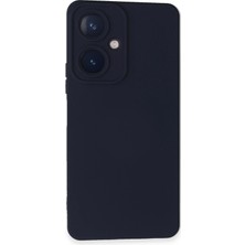 Sylar Vivo Y27 Kılıf Nano Içi Kadife Silikon - Lacivert