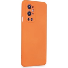 Sylar One Plus 9 Pro Kılıf Nano Içi Kadife Silikon - Turuncu