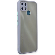 Sylar Realme C25 Kılıf Montreal Silikon Kapak - Gri