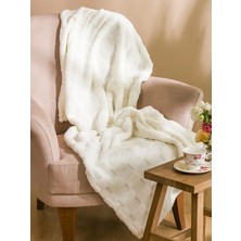 LC Waikiki Lcw Home Ekru Pelüş Tv Battaniyesi 100X150 cm