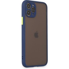 Sylar iPhone 11 Pro Kılıf Montreal Silikon Kapak - Lacivert