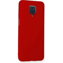 Sylar Redmi Note 9 Pro Kılıf Nano Içi Kadife Silikon - Kırmızı