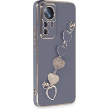 Sylar Mi 12T Pro Kılıf Esila Silikon - Gri