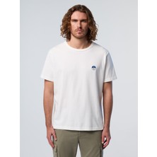 North Sails Vintage Comfort Fit Bisiklet Yaka Logo Nakışlı Organik Pamuk Tişört
