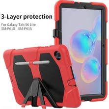 Sylar Samsung Galaxy T500 Tab A7 10.4 Kılıf Griffin Tablet Kapak - Kırmızı