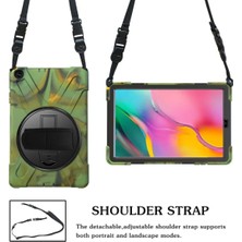 Sylar Samsung Galaxy T510 Tab A 10.1 Kılıf Amazing Tablet Kapak - Kamuflaj