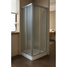 Viera Concept Mika Duşakabin Eloksal Profil Teknesiz Köşe Sistem