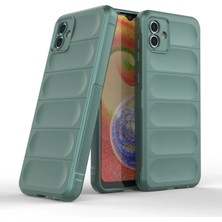 Sylar Samsung Galaxy A04E Kılıf Optimum Silikon - Koyu Yeşil