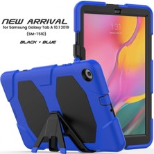 Sylar Samsung Galaxy T510 Tab A 10.1 Kılıf Griffin Tablet Kapak - Mavi