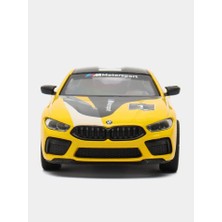 Kinsmart Bmw M8 Competition Coupe Livery Edition KT5425DF   1:38 Scale Model  Lisanslı Sarı