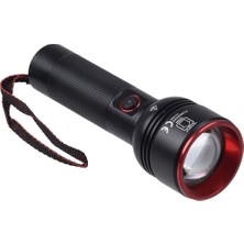 Nil Avm Ennalbur Powerdeks PD-6900 2000 Lümen Zoomlu Şarjlı El Feneri