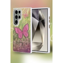 Sylar Samsung Galaxy S24 Ultra Kılıf Blade Aynalı Desenli Kapak - Desen 9
