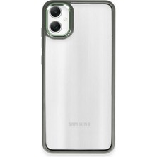 Sylar Samsung Galaxy A05 Kılıf Power Silikon - Koyu Yeşil