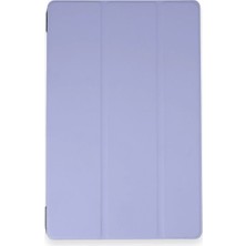 Sylar Samsung Galaxy X200 Tab A8 10.5 Kılıf Tablet Smart Kılıf - Lila