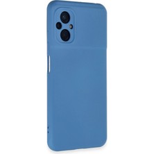 Sylar Poco M5 Kılıf Nano Içi Kadife Silikon - Mavi
