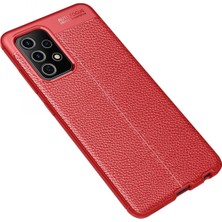 Sylar Samsung Galaxy A72 Kılıf Auto Focus Kapak - Kırmızı