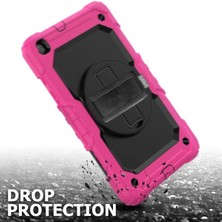 Sylar Samsung Galaxy T290 Tab A 8 Kılıf Pars Tablet Kapak - Pembe