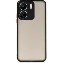 Sylar Redmi 13C Kılıf Montreal Silikon Kapak - Siyah