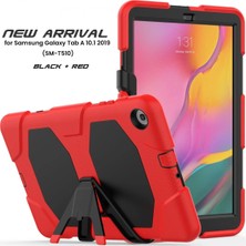 Sylar Samsung Galaxy T510 Tab A 10.1 Kılıf Griffin Tablet Kapak - Kırmızı