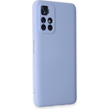 Sylar Redmi Note 11T Kılıf Nano Içi Kadife Silikon - Lila