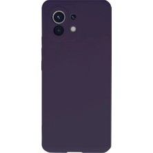 Sylar Mi 11 Kılıf Nano Içi Kadife Silikon - Mor
