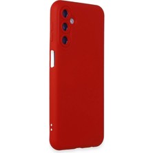 Sylar Samsung Galaxy M14 5g Kılıf Nano Içi Kadife Silikon - Kırmızı