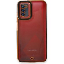 Sylar Samsung Galaxy A03S Kılıf Liva Lens Silikon - Siyah