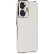 Sylar Realme C55 Kılıf Volet Silikon - Beyaz