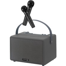 Sylar F31 50W Sürücülü 2 Adet Mikrofonlu Bt 5.2 Kablosuz Hoparlör - Siyah