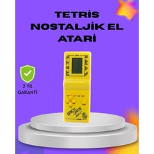 Buğz Klasik Tetris Oyunu El Konsolu – Taşınabilir Pil ile Çalışan Retro El Aterisi