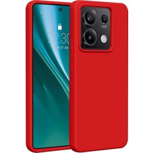 Sylar Redmi Note 13 Pro 5g Kılıf First Silikon - Kırmızı