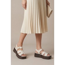 Mammamia Kadın Deri Sandalet 26YS-2915