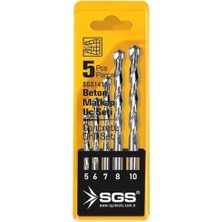 Sgs 1415 Elmas Beton Matkap Ucu Seti 5 Parça