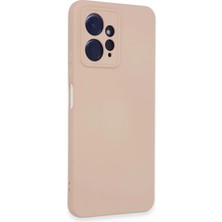 Sylar Redmi Note 12 4g Kılıf Nano Içi Kadife Silikon - Pudra