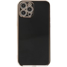 Sylar iPhone 12 Pro Max Kılıf Volet Silikon - Siyah