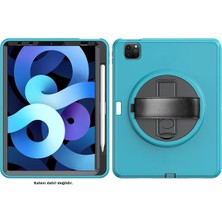 Sylar iPad Pro 11 (2018) Kılıf Hand Strap Tablet Kılıfı - Turkuaz