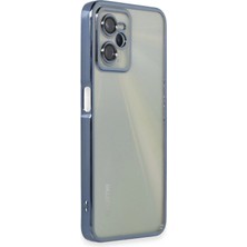 Sylar Realme C35 Kılıf  Lensli Silikon - Açık Mavi